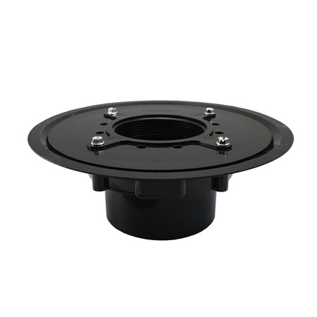 Jones Stephens 4in. ABS Heavy Duty Drain Base with Primer Tap, for 3-1/2in. Spud D52304